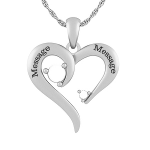 Heart Necklace, Gifts for Mom, Mother's Day Gifts, Birthday Gift for M –  AJ's Personalized Gifts